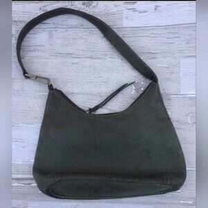 Tignanello Olive Green Genuine Leather Handbag